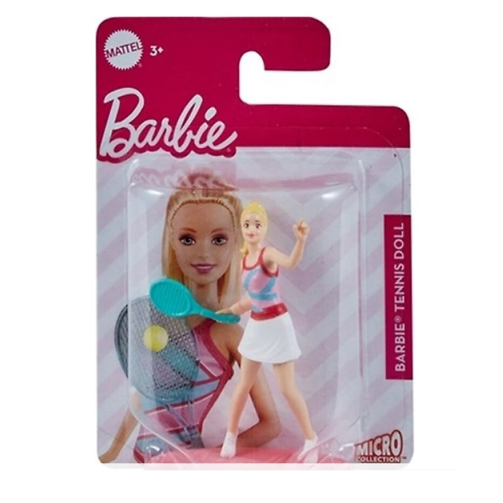 Barbie Mini Figürler Tennis Doll HBC14 HCH20 - Görsel 3