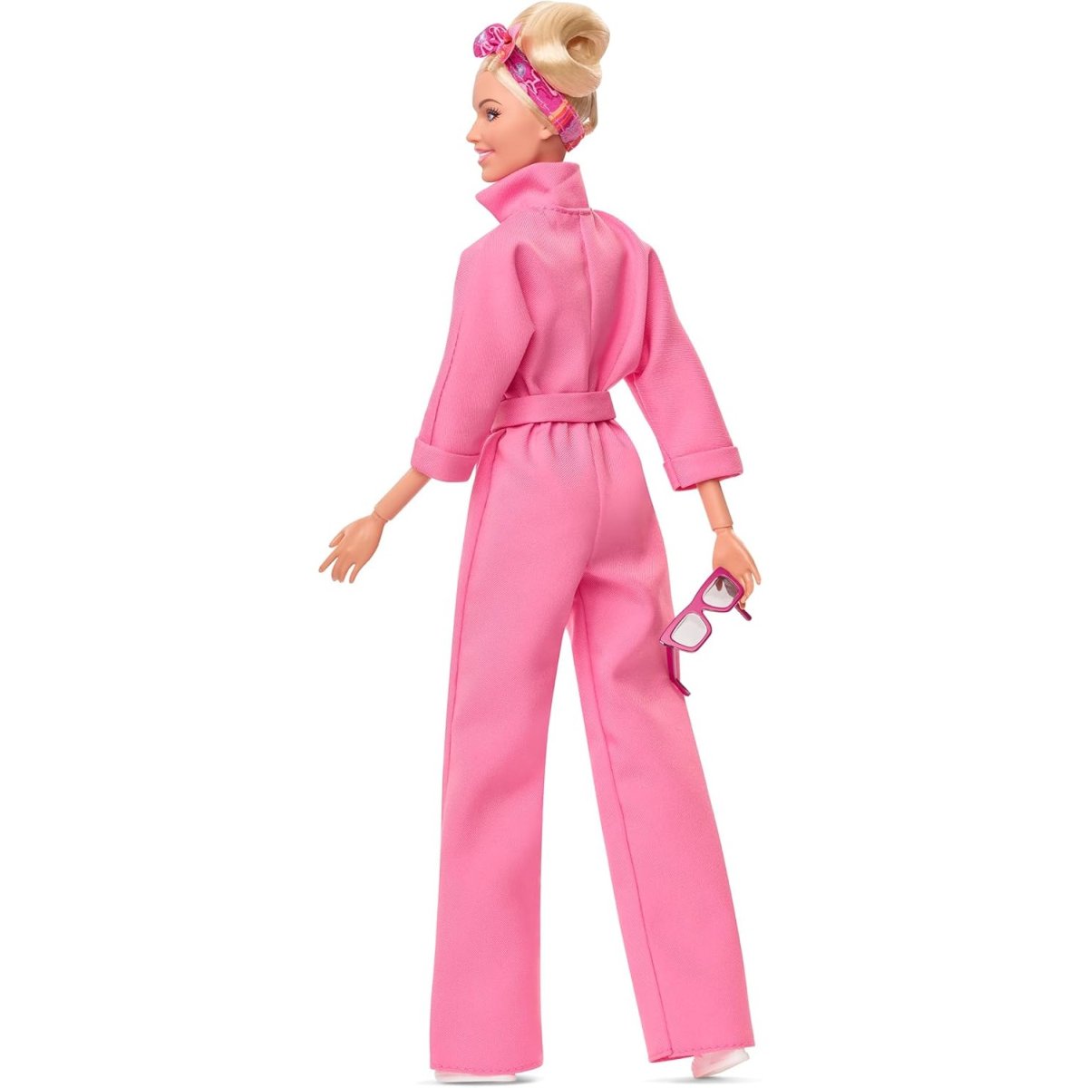 Barbie The Movie Margot Robbie Pembe Tulumlu Bebek - HRF29 - Görsel 4