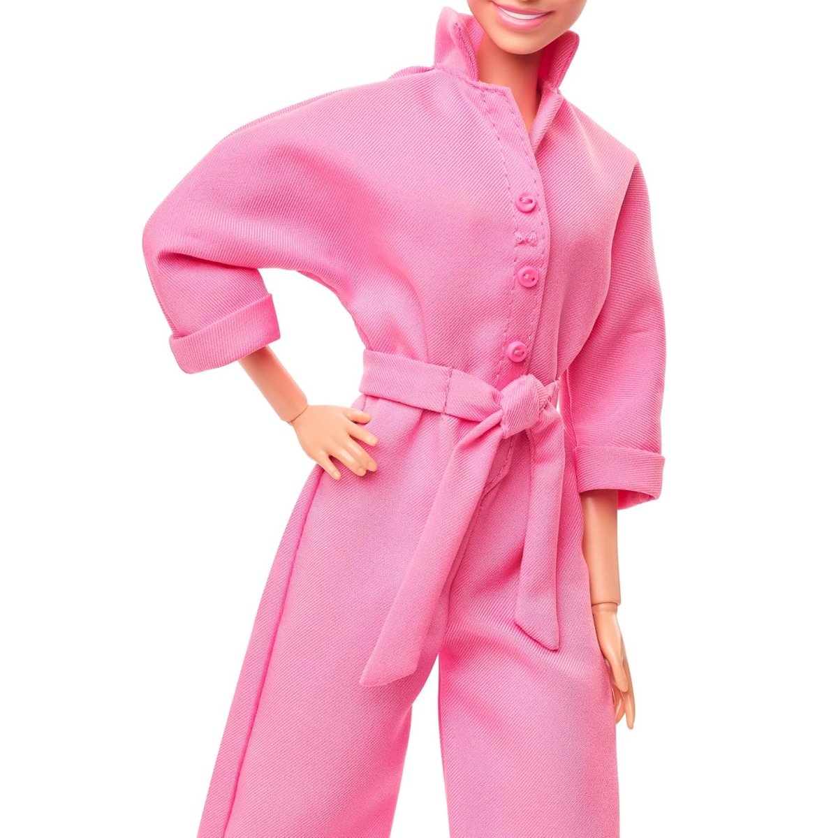 Barbie The Movie Margot Robbie Pembe Tulumlu Bebek - HRF29 - Görsel 6