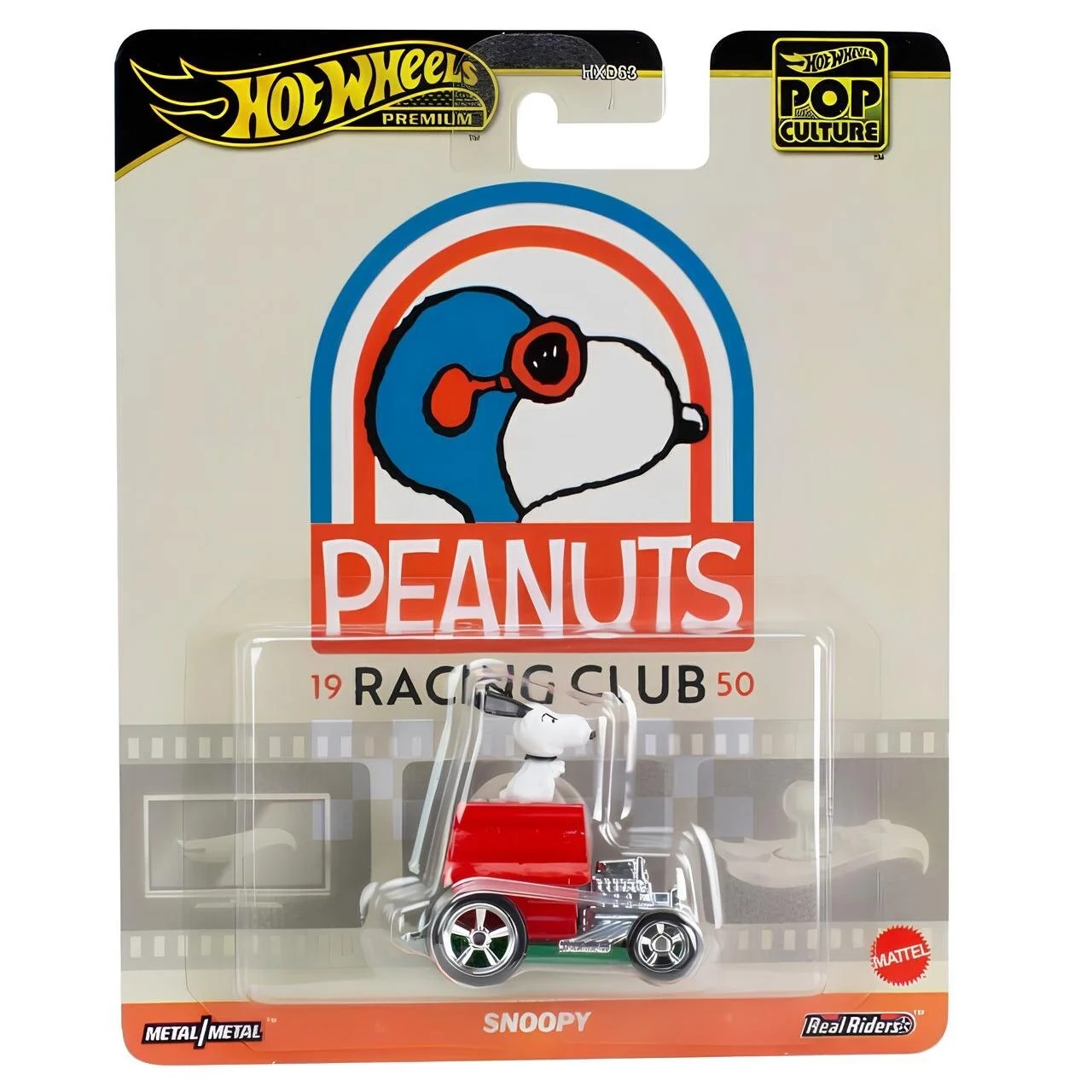 Hot Wheels Premium Pop Culture Snoopy Peanuts Racing Club - HVJ42