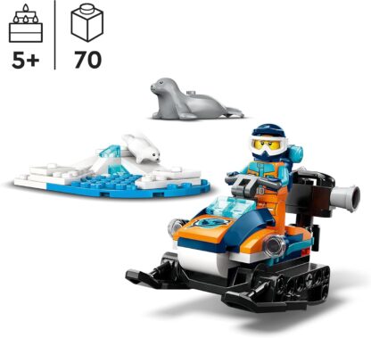 Lego City 60376 Kutup Kâşifi Motorlu Kızağı - Görsel 3