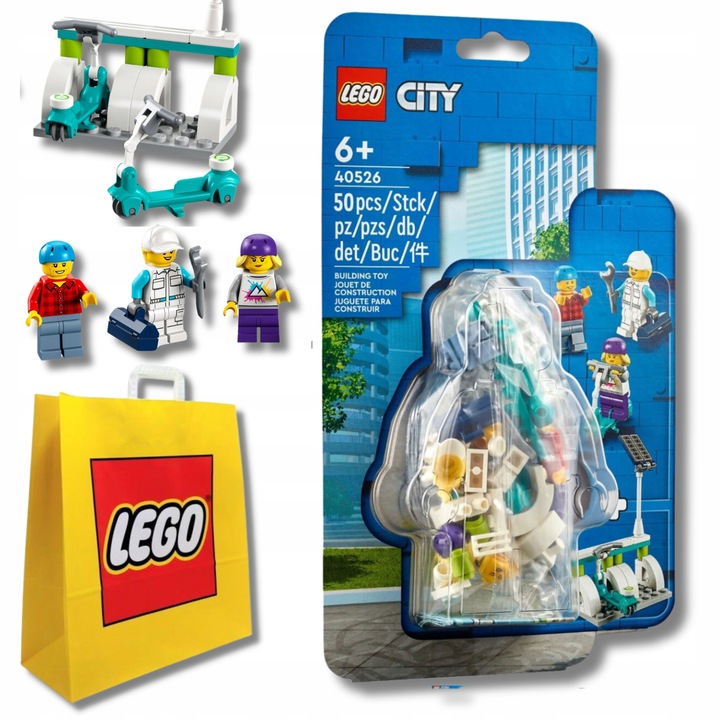 Lego City 40526 Elektrikli Scooterlar Ve Şarj İstasyonu