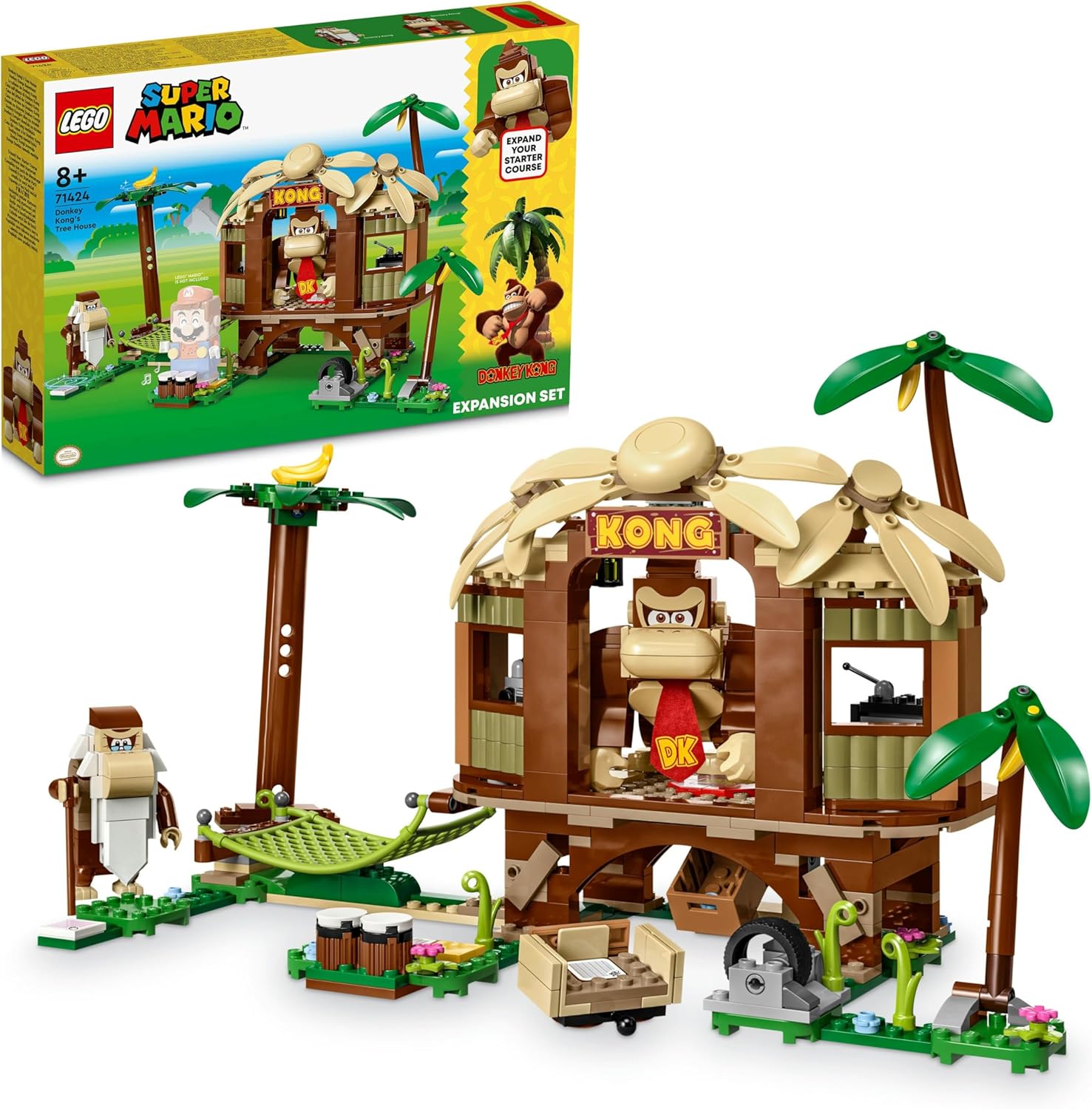 Lego Super Mario 71424 Donkey Kong’un Ağaç Evi Ek Macera Seti