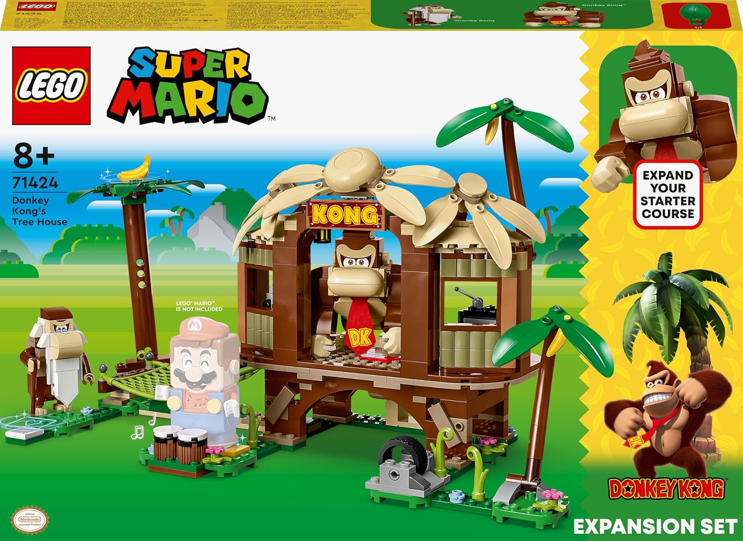 Lego Super Mario 71424 Donkey Kong’un Ağaç Evi Ek Macera Seti - Görsel 2