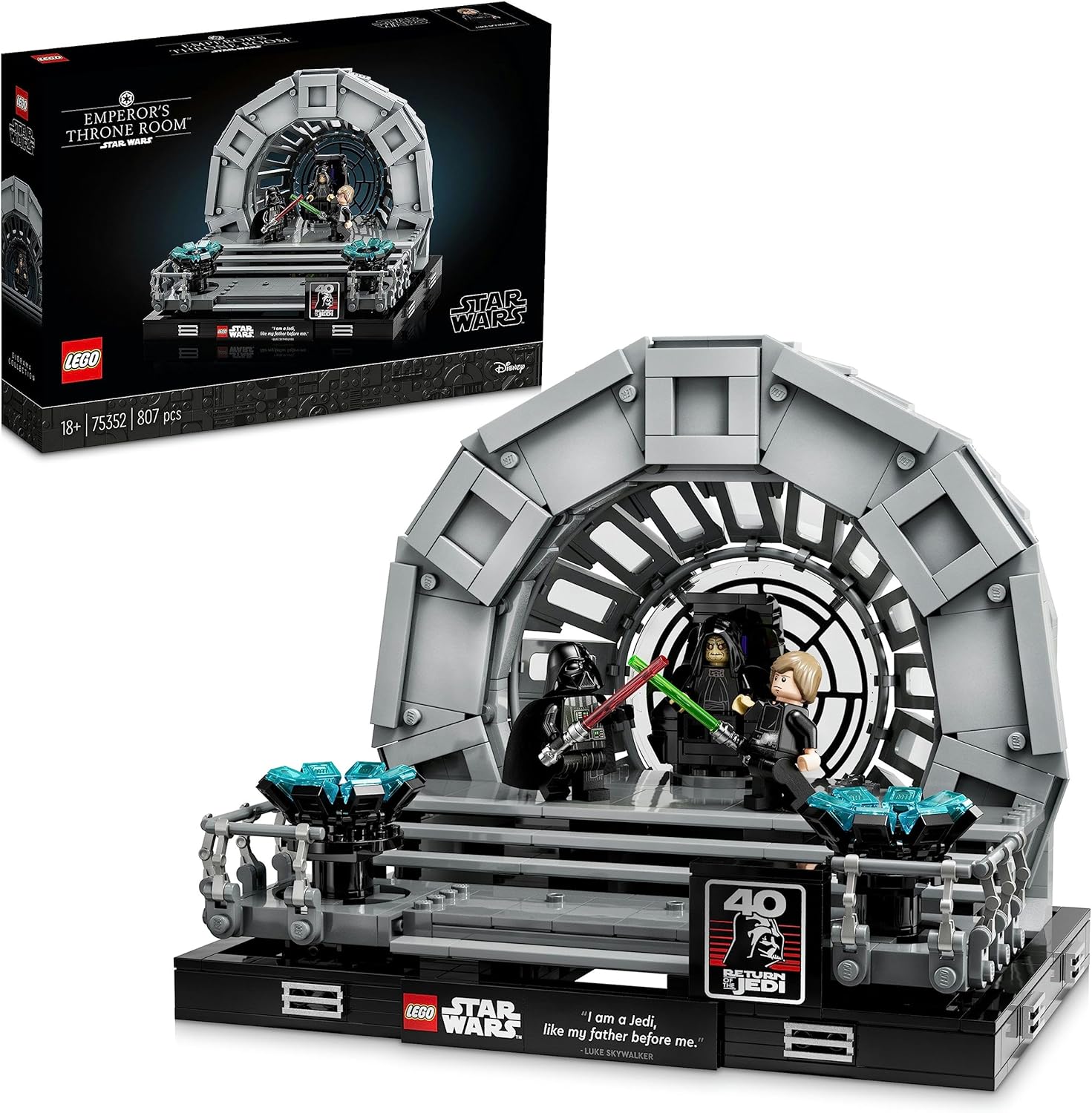 Lego Star Wars 75352 Emperor's Throne Room Dioraması