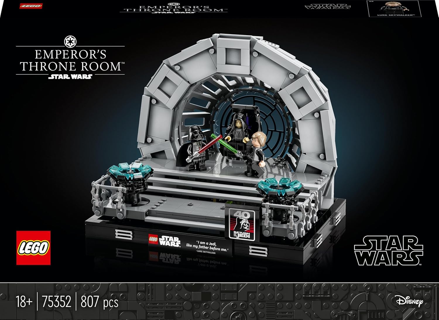 Lego Star Wars 75352 Emperor's Throne Room Dioraması - Görsel 2
