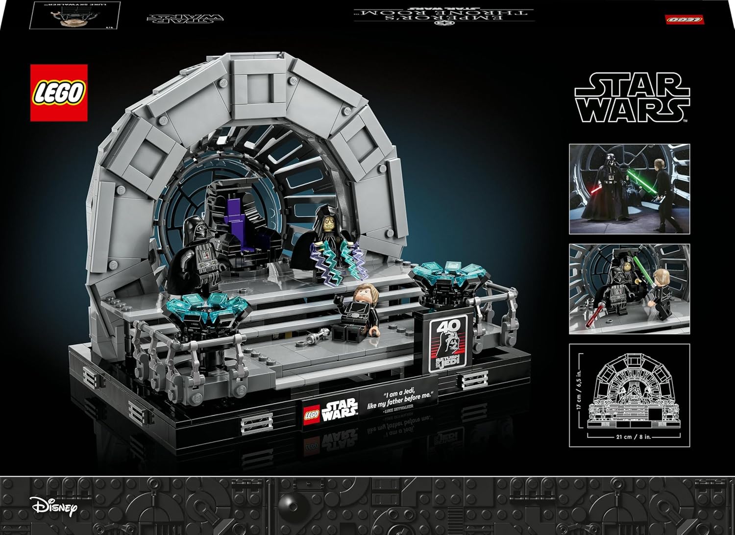 Lego Star Wars 75352 Emperor's Throne Room Dioraması - Görsel 3