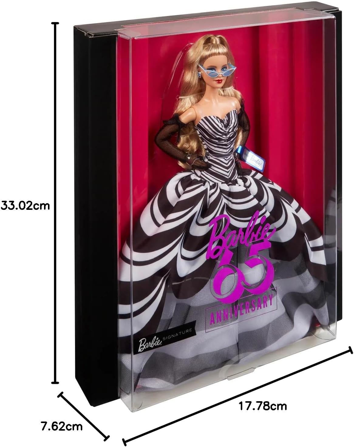 Barbie 65.Yıl Özel Koleksiyon Bebeği Sarışın - HRM58 - Görsel 7