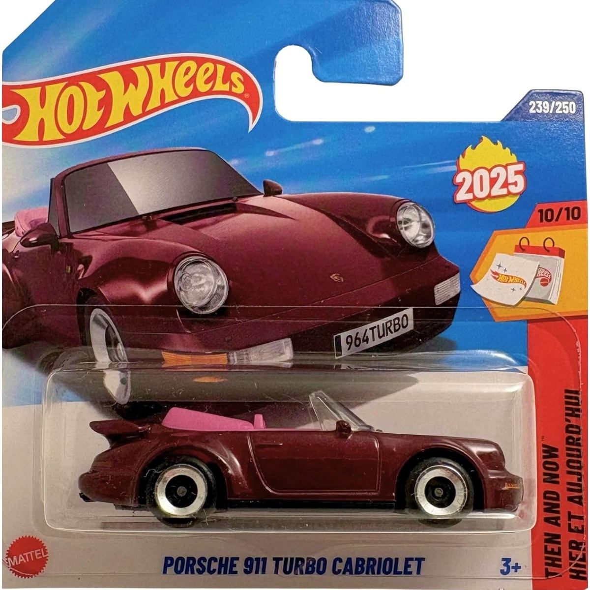 Hot Wheels kısa kartonet Porsche 911 Turbo Cabriolet - HYW37