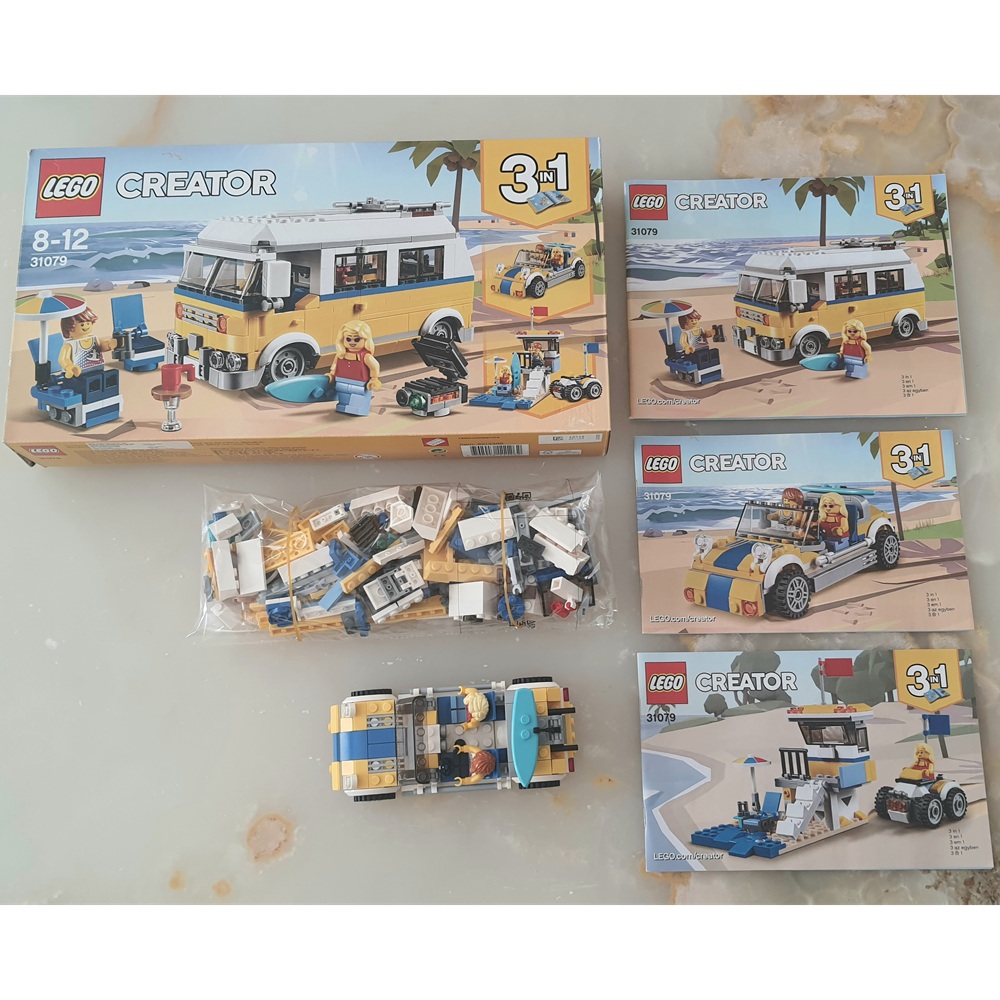 Lego Creator 31079 Günışığı Sörfçü Minibüsü nadir set - ikinci el