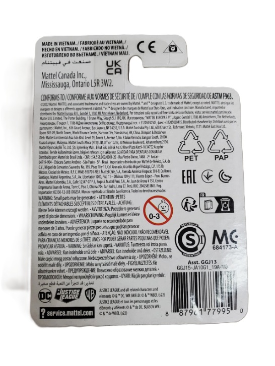 Justice League Dc Minifigür Aquaman 7 Cm - GGJ15 - Görsel 4