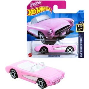 Hot Wheels kısa kartonet Barbie 1956 Corvette - HKG52