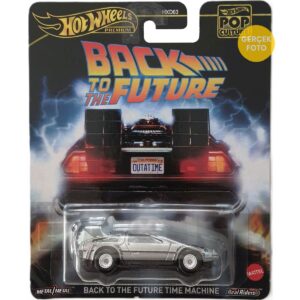 Hot Wheels Premium Pop Culture Back to the Future Time Machine - JBL65 hafif hasarlı kartonet