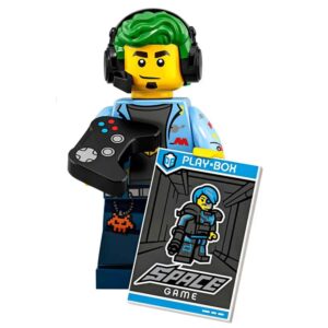 Lego Minifigür - Video Game Champ, Seri 19 - 71025-1, col19-1 full aksesuar ikinci el