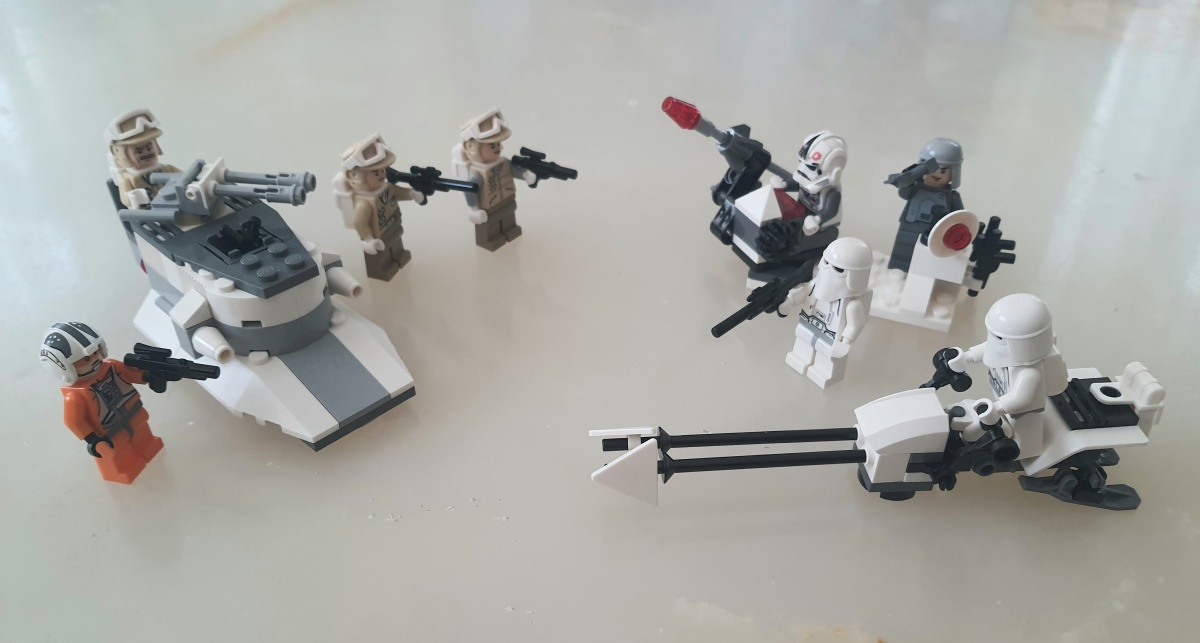 Lego Star Wars 8083 Rebel Trooper 8084 Snowtrooper Battle Pack Bundle ikinci el - Görsel 5