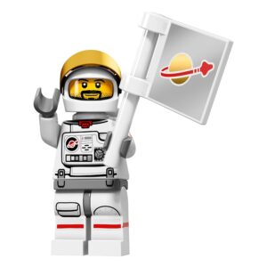 Lego Minifigür - Astronaut, Seri 15, 71011-2, col15-2 sıfır ürün kapalı paketinde