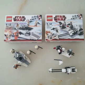 Lego Star Wars 8083 Rebel Trooper 8084 Snowtrooper Battle Pack Bundle (İkinci El)