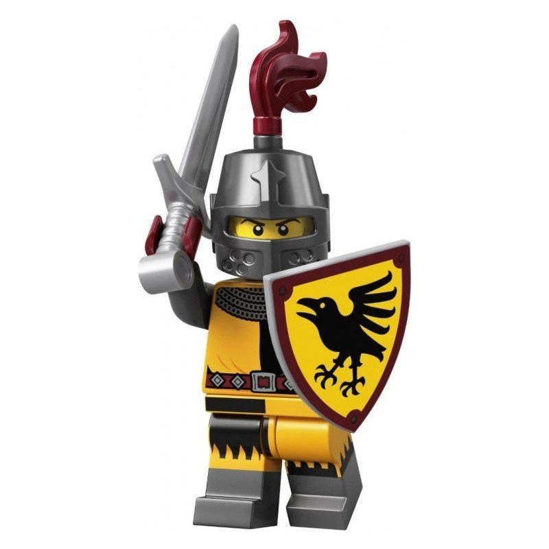 LEGO Tournament Knight col20-4 Minifigür Kalkanlı ve Kılıçlı (İkinci El)
