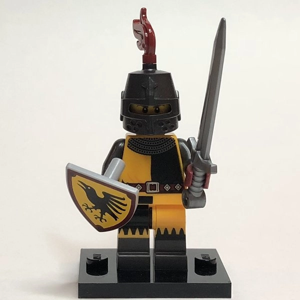 LEGO Tournament Knight col20-4 Minifigür Kalkanlı ve Kılıçlı (İkinci El) - Görsel 2