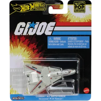 Hot Wheels Premium Pop Culture G.I.JOE Combat Jet Skystriker (Grumman F-14 Tomcat) - JBL77