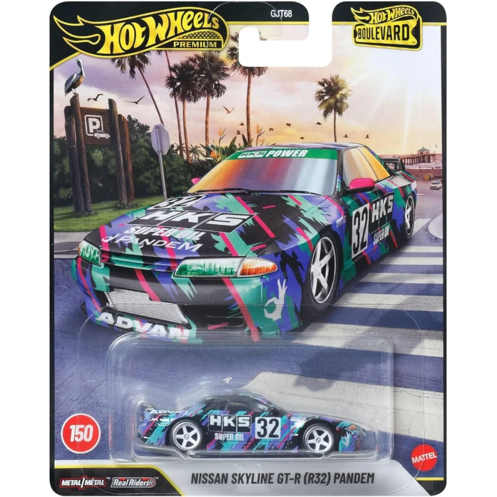 Hot Wheels Premium Boulevard Nissan Skyline GT-R (R32) Pandem - JHW41