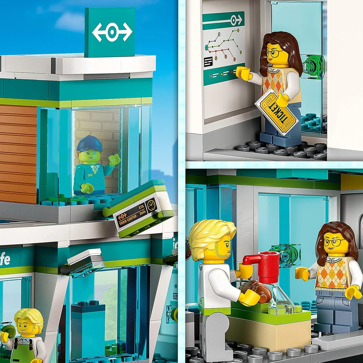 Lego City 60335 Tren İstasyonu - Görsel 5