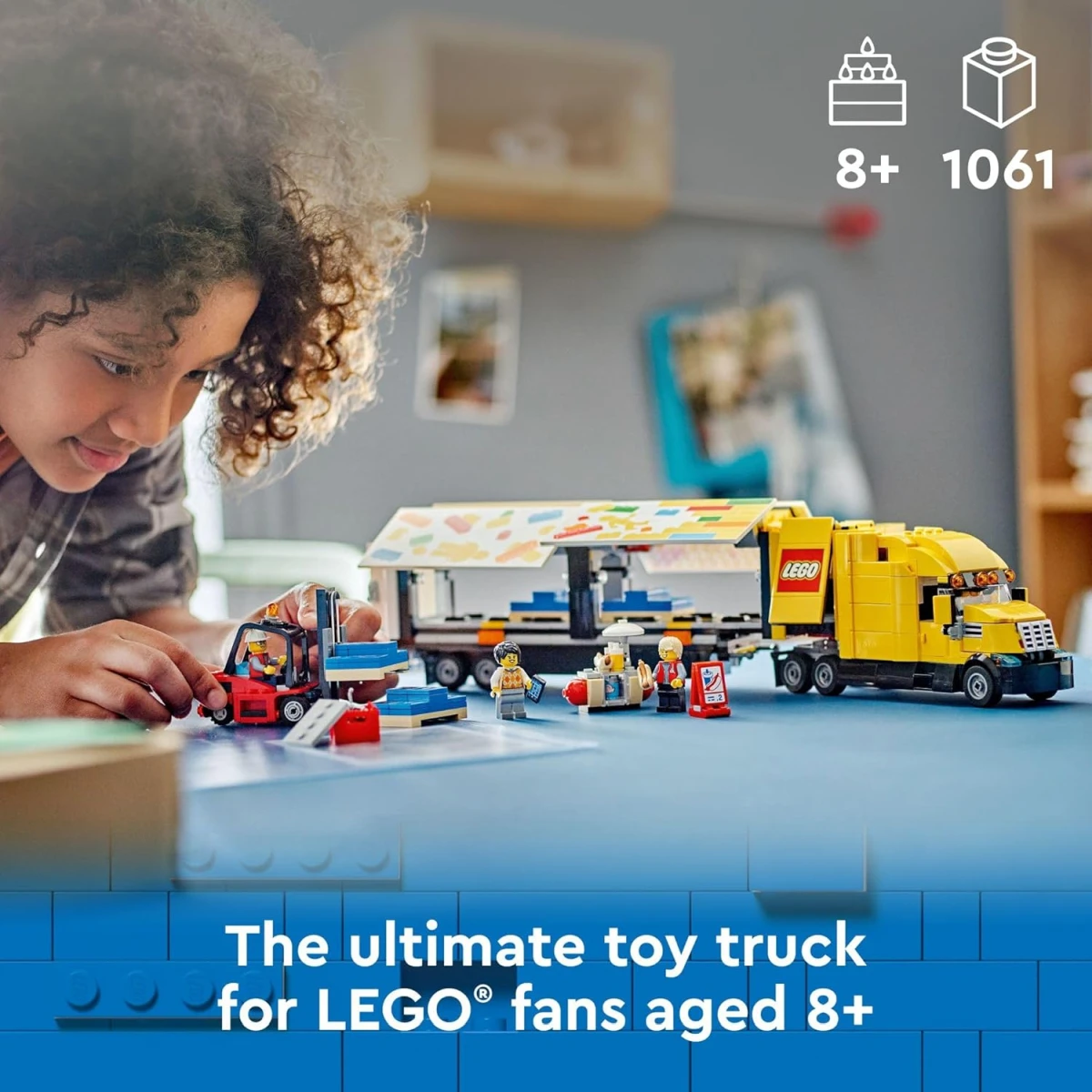 Lego City 60440 Sarı Dağıtım Kamyonu - Görsel 2