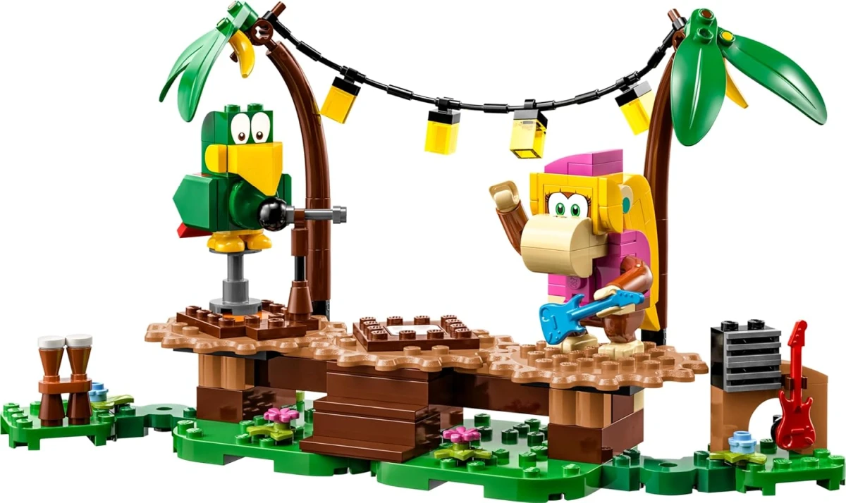 Lego Super Mario 71421 Dixie Kong'un Orman Konseri Ek Macera Seti - Görsel 2